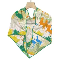 Women's Elegant Business Basic Animal Polyester Silk Scarf main image 5