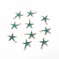 1 Piece Casual Beach Starfish Alloy Plating Pendant Jewelry Accessories main image 2