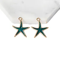 1 Piece Casual Beach Starfish Alloy Plating Pendant Jewelry Accessories main image 3