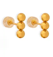 1 Pair Simple Style Geometric Plating Titanium Steel 18K Gold Plated Ear Studs sku image 2