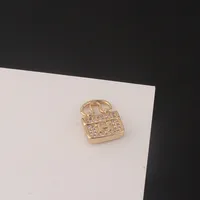 1 Piece Simple Style Star Key Lock Copper Inlay Pendant Jewelry Accessories sku image 1