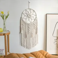 Simple Style Classic Style Circle Solid Color Cotton Pendant Artificial Decorations main image 2