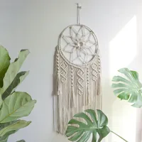 Simple Style Classic Style Circle Solid Color Cotton Pendant Artificial Decorations main image 3