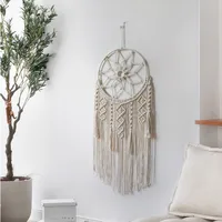 Simple Style Classic Style Circle Solid Color Cotton Pendant Artificial Decorations main image 4
