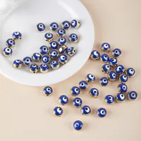 50 Pieces 6 * 8mm Resin Devil's Eye Beads main image 3
