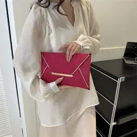 Women's Small Canvas Solid Color Vintage Style Classic Style Square String Envelope Bag main image 5