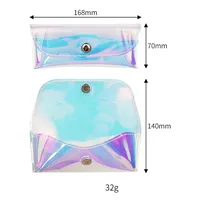 Casual Colorful Pvc Unisex Glasses Pouch main image 5