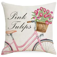 Simple Style Classic Style Commute Color Block Linen Pillow Cases sku image 3