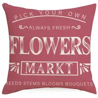 Simple Style Classic Style Commute Color Block Linen Pillow Cases sku image 4