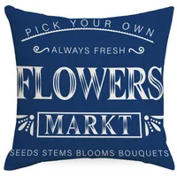 Simple Style Classic Style Commute Color Block Linen Pillow Cases sku image 8