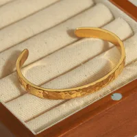 Casual Simple Style Solid Color Titanium Steel 18K Gold Plated Bangle In Bulk main image 5