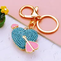 Cute Heart Shape Zinc Alloy Valentine's Day Women's Keychain main image 2