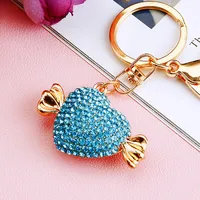 Cute Heart Shape Zinc Alloy Valentine's Day Women's Keychain sku image 2