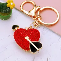 Cute Heart Shape Zinc Alloy Valentine's Day Women's Keychain main image 3