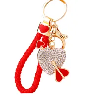 Cute Heart Shape Zinc Alloy Valentine's Day Women's Keychain main image 4