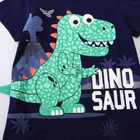 Simple Style Classic Style Animal Cartoon Cotton Boys Clothing Sets main image 3