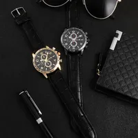 Business Geometric Buckle Quartz Men's Watches main image 2