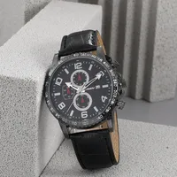 Business Geometric Buckle Quartz Men's Watches main image 3