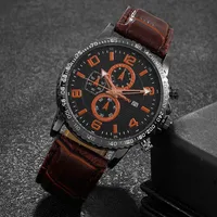 Business Geometric Buckle Quartz Men's Watches sku image 5