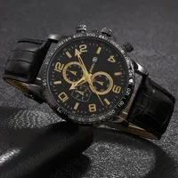 Business Geometric Buckle Quartz Men's Watches main image 4