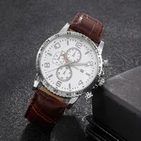 Business Geometric Buckle Quartz Men's Watches sku image 6