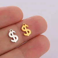 1 Piece Stainless Steel 18K Gold Plated Plating Polished Pendant main image 4