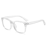 Simple Style Color Block Solid Color Pc Square Full Frame Optical Glasses sku image 2