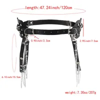 Sexy Fashion Geometric Pu Leather Alloy Women's Leather Belts main image 7