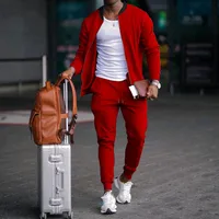 Men's Solid Color Pants Sets Men's Clothing main image 5