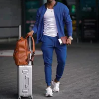 Men's Solid Color Pants Sets Men's Clothing main image 1