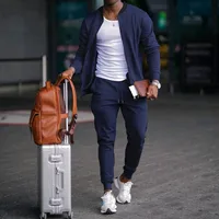 Men's Solid Color Pants Sets Men's Clothing main image 4