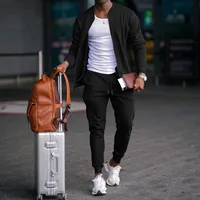 Men's Solid Color Pants Sets Men's Clothing main image 2