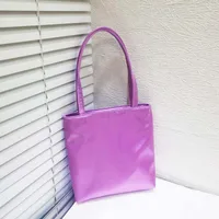 Women's Mini Canvas Color Block Vintage Style Classic Style Square Magnetic Buckle Shoulder Bag sku image 27