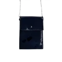 Women's Pu Leather Solid Color Streetwear Square Flip Cover Phone Wallets sku image 1