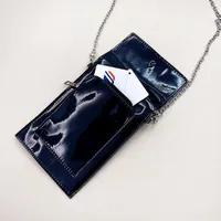 Women's Pu Leather Solid Color Streetwear Square Flip Cover Phone Wallets main image 4
