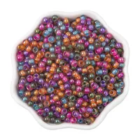 1 Set Diameter 4mm Hole 1~1.9mm Glass Ball Beads main image 2
