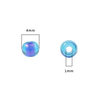1 Set Diameter 4mm Hole 1~1.9mm Glass Ball Beads main image 5