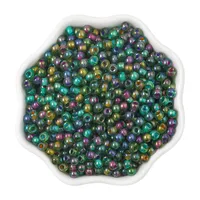 1 Set Diameter 4mm Hole 1~1.9mm Glass Ball Beads sku image 20