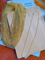 Vintage Style Geometric Solid Color Alloy Copper Plating Unisex Necklace main image 2