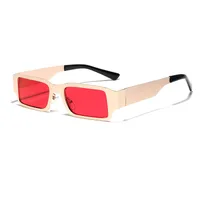 Streetwear Solid Color Ac Square Full Frame Women's Sunglasses main image 3