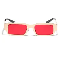 Streetwear Solid Color Ac Square Full Frame Women's Sunglasses main image 4