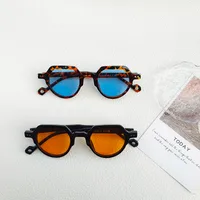 Casual Vacation Color Block Pc Resin Special-Shaped Mirror Full Frame Women's Sunglasses main image 2