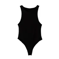 Women's Bodysuits Bodysuits Simple Style Solid Color main image 2