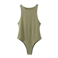 Women's Bodysuits Bodysuits Simple Style Solid Color sku image 19
