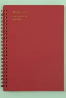 1 Piece Solid Color Learning School Paper Business Retro Notebook sku image 2