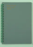 1 Piece Solid Color Learning School Paper Business Retro Notebook sku image 3