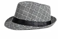 Unisex Simple Style Classic Style Stripe Crimping Fedora Hat main image 3