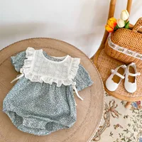 Princess Cute Flower Cotton Baby Rompers main image 4