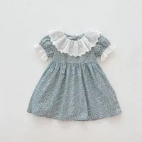Princess Cute Flower Cotton Baby Rompers sku image 4