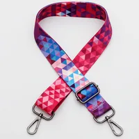 Polyester Color Block Bag Strap sku image 3